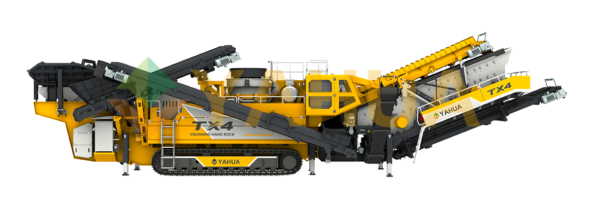 TX4 Four Machine Integrated Tracked Mobile Crushing and Screening Machine